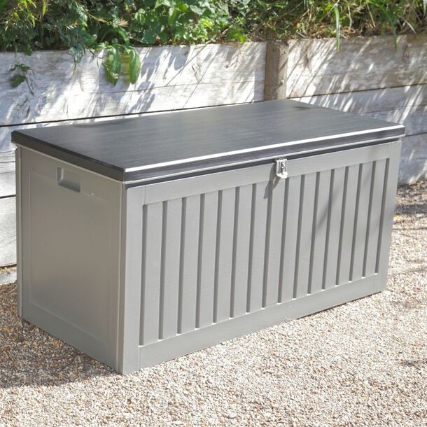 Steel-Reinforced 270L Outdoor Garden Storage Box