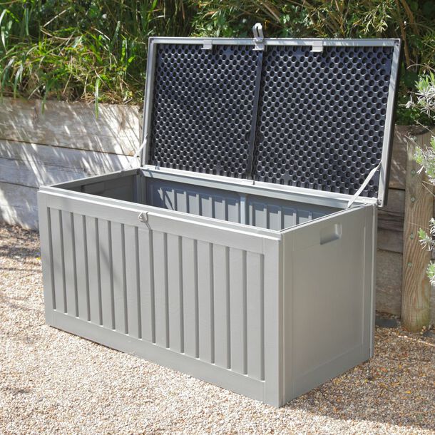 Steel-Reinforced 270L Outdoor Garden Storage Box