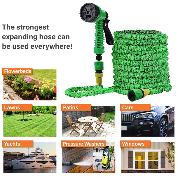Ultra-Durable Kink-Free Expanding Garden Hose